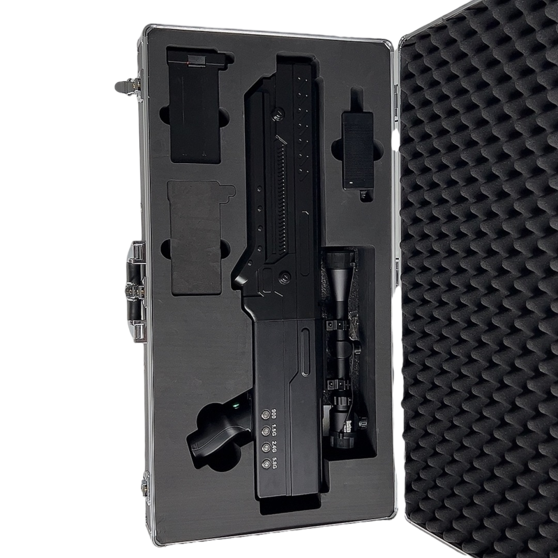  林周手持便携式枪型低空防御反制四通道B型